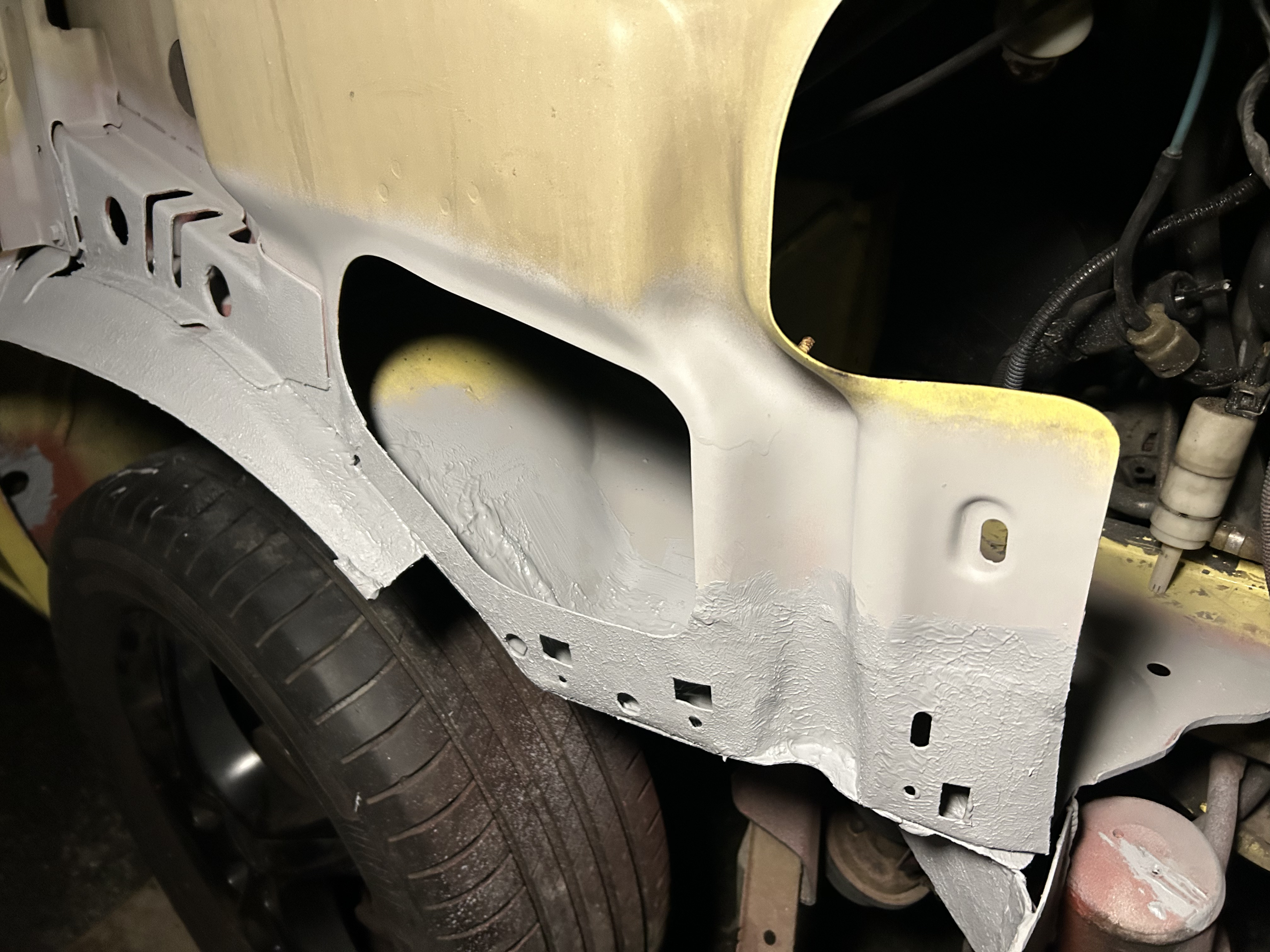 VW T4 Komposterblech Beifahrerseite- Nachbau kein Originalteil