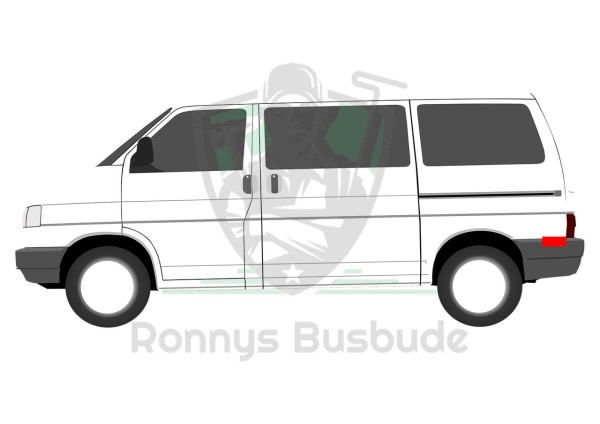 VW T4 Klimablech hinten links - Nachbau kein Originalteil
