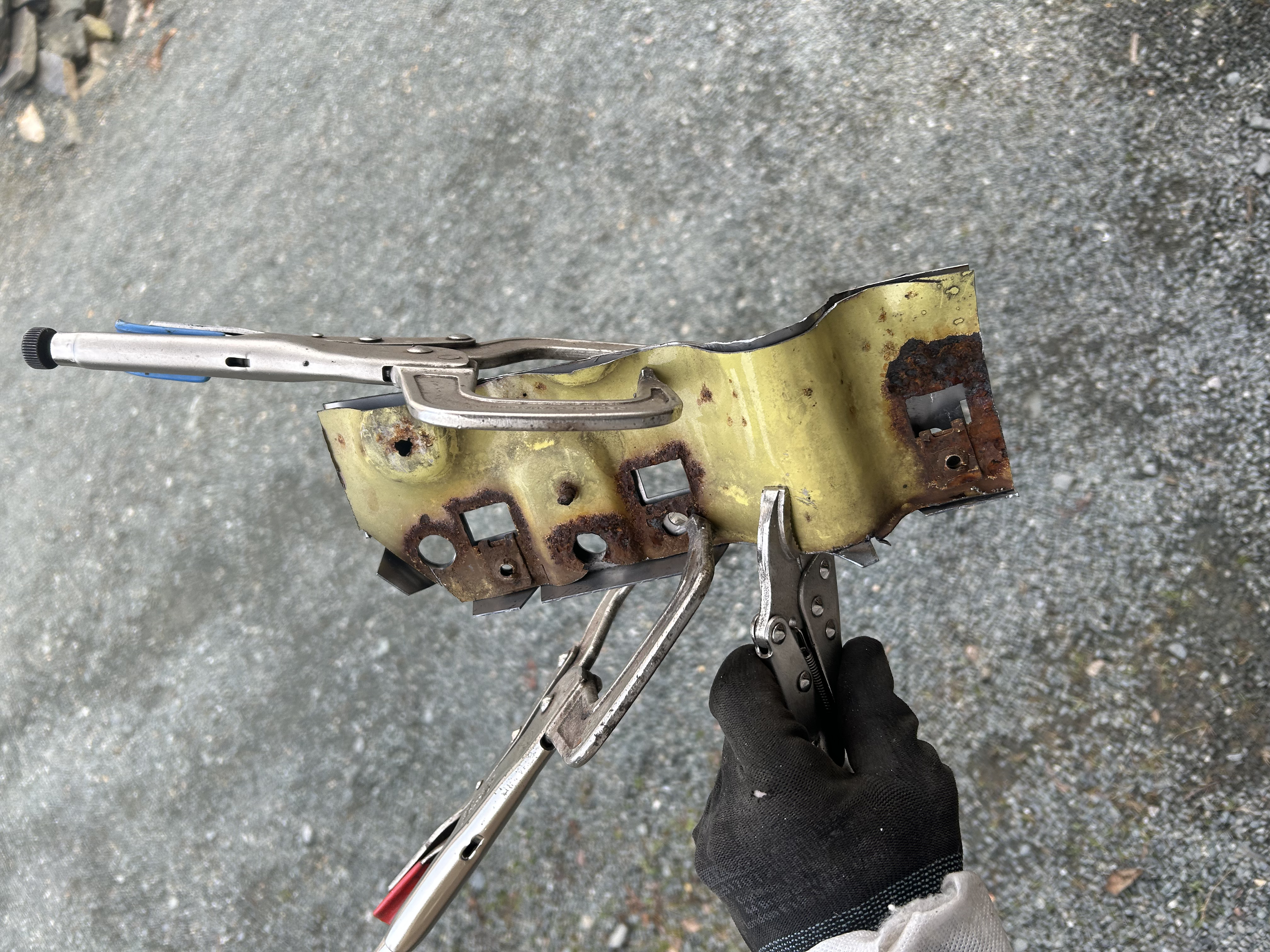 VW T4 Komposterblech Fahrerseite - Nachbau kein Originalteil VW T4 Komposterblech Fahrerseite - Nachbau kein Originalteil