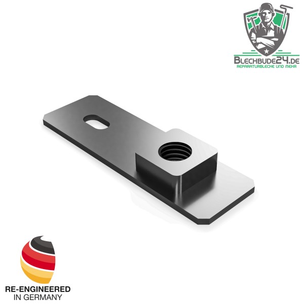 VW T4 Halteplatte für Pilzkopfschraube Sitz, Sitzbank Flacheisen Ausführung - Nachbau kein Originalteil